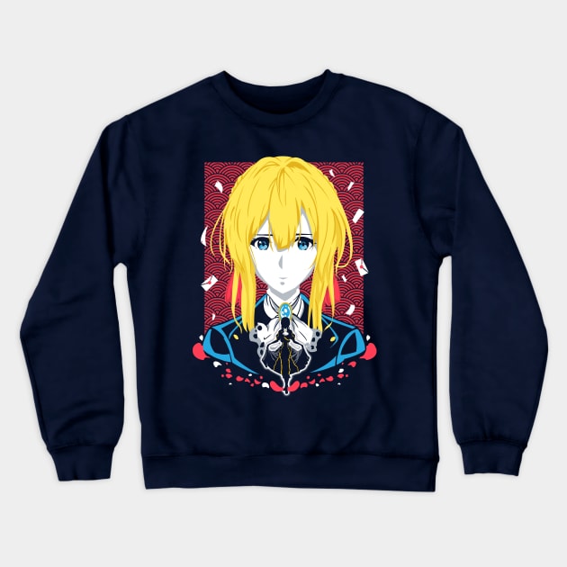 Violet Evergarden Memory Doll Crewneck Sweatshirt by constantine2454